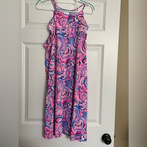 Lilly Pulitzer Pink and Blue Swirl Dress